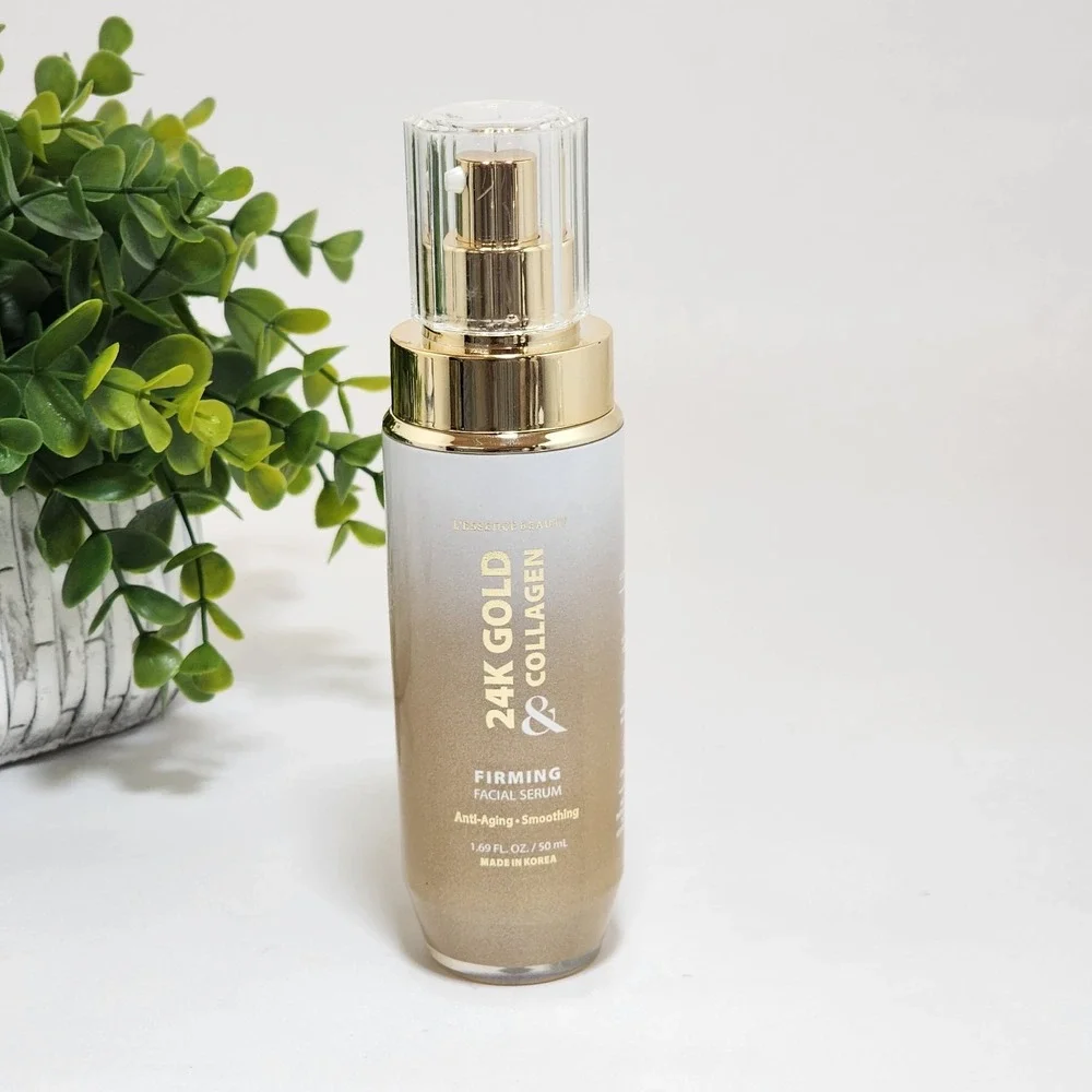 L'essence Beauty 24K Gold & Collagen Firming Anti-aging Facial Serum 1.69 fl oz